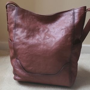Brand New Frye Leather Cognac Hobo Bag